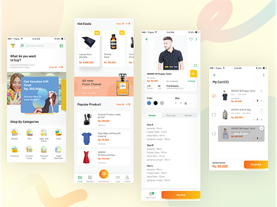 Mobile e-commerce -  Unused Design