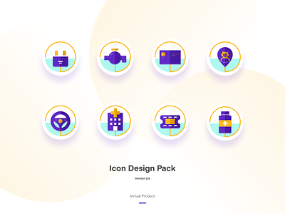 Icon design packs - Virtual product 2.0 flaticons icon design icon set ui design