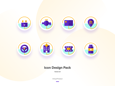 Icon design packs - Virtual product 2.0