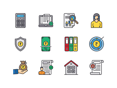 Tax Services Icon pack currency icon iconography icons icons pack loan rupee tax tax services