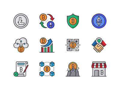 Bitcoin - Cryptocurrency Icon pack