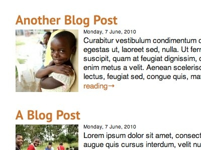 GS4O Homepage Excerpts blog excerpts homepage orange website white