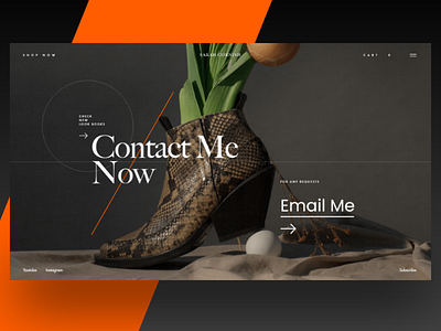 Daily UI Challenge 013/100 - Contact Page 100uichallenge ankur tripathi contact landing page daily 100 challenge dailychallenge dailyui dailyuichallenge landing page design