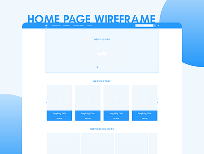 Daily UI Challenge 018/100 - Maynooth Furniture Wireframe 100uichallenge ankur tripathi daily 100 challenge dailychallenge dailyui dailyuichallenge uidesign webdesign wireframe wireframe design