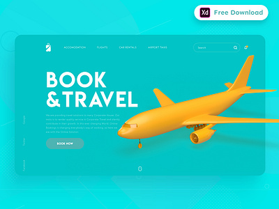 Daily UI Challenge 047/100 - Travel landing page - (Freebie)