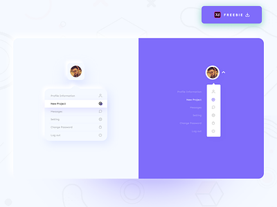 Daily UI Challenge 070/100 - Drop down menu Design