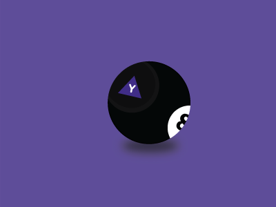 Daily UI #005 App Icon 8ball dailui daily challange icon oracle