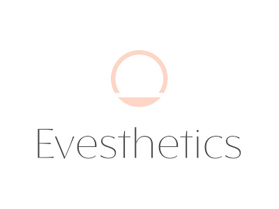 Evesthetics brand branding icon identity logo okc