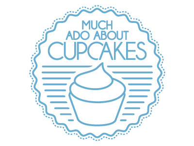 Cupcakes design logo