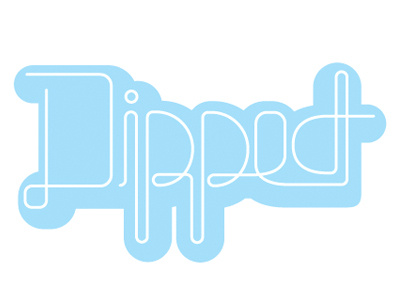 Dipped design logo