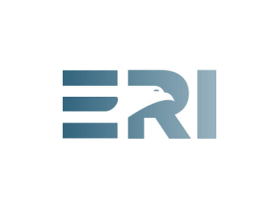 ERI eagle logo negative space