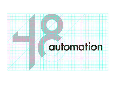 48 Automation Grid grid identity logo