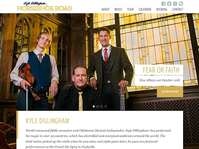 Kyle Dillingham & Horseshoe Road website