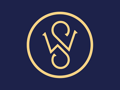 WS Monogram branding icon logo monogram