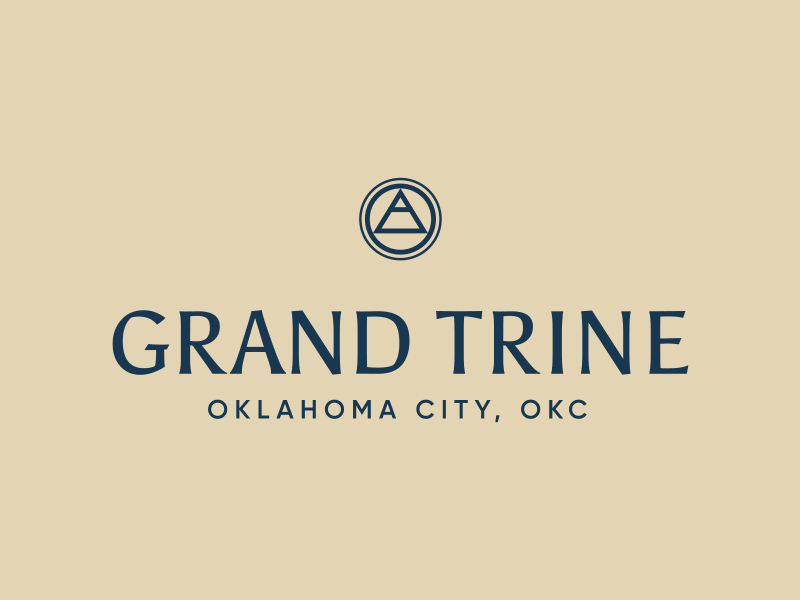 Grand Trine branding design icon identity logo typography