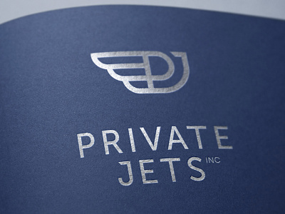 Private Jets Logo brand branding design icon identity logo okc