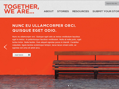 Together We Are web website