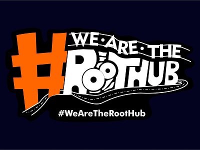 We Are the Roothub design flat illustration