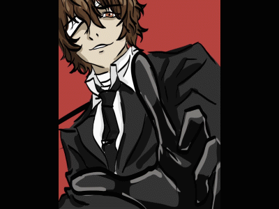 Dazai Osamu 2danimation anime character dazai toon