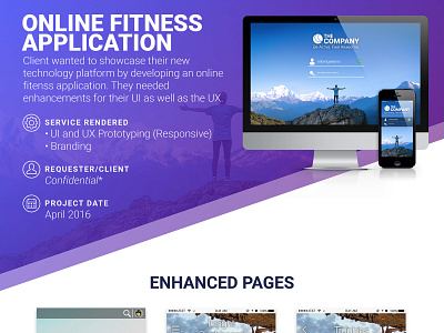Online Fitness Application