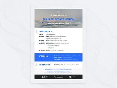 RPA in Talent Acquisition - Email invite insert acquisition automation clean design email email design illustration invitation marketing pdf recruitment startup talent web