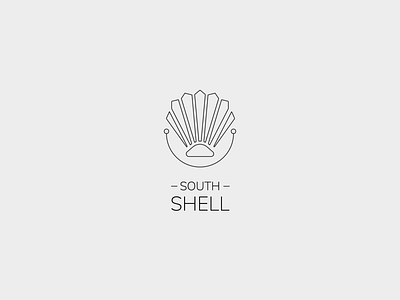 South Shell - Creative Photography Freelancer Logo clean linework logo logo design logo mark minimal photographer south shell vector