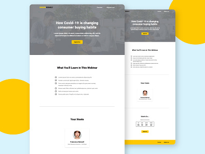 Group Renault Romania Webinar Landing Page - Template 2020 automation clean corporate covid 19 design landing page marketing minimal recruitment renault romania startup ui web webdesign webinar