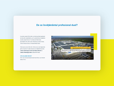 Automobile Dacia - Dual vocational education program 2 automotive branding card clean design enroll landing marketing page recruitment school ui web webdesign