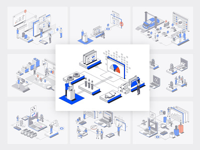 TecAlliance Rebranding - illustration visual system