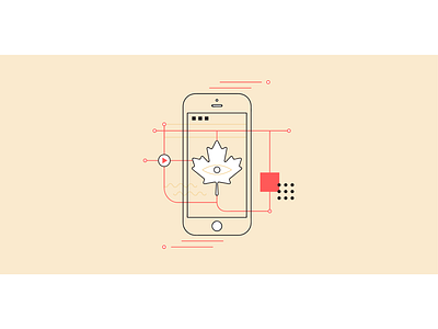 39% of Canadian Co.’s Are Online: What Can This Tell Recruiters? automation blog header blog post canada channels clean design flat illustration marketing minimal recruitment startup vector web