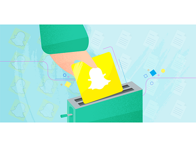 How to Use Snapchat for Recruitment automation banner blog blog header blog post clean design illustration marketing recruitment snapchat startup vector web