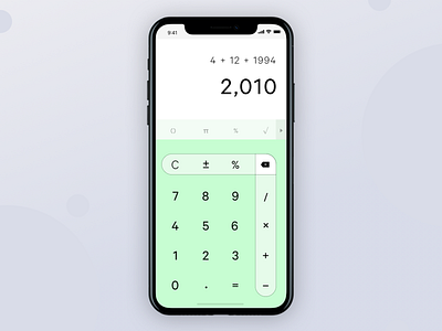 Daily UI – No. 4: Calculator