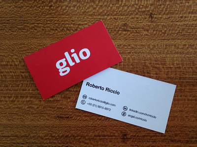 Glio Business cards business cards design illustrator