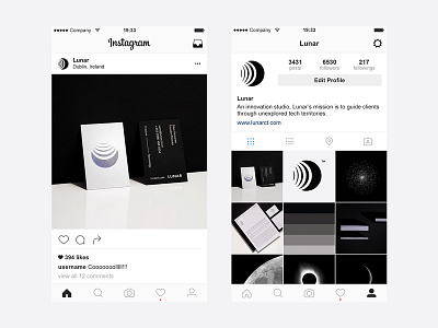 Lunar | Nugno app branding business card design design icon logo lunar minimal socialmedia ui ux web