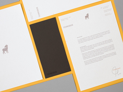 Tenacious | Nugno branding business card design design editorial icon letterheads logo minimal typography