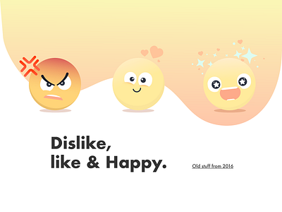 Dislike Like Happy Next character chat illustration ui