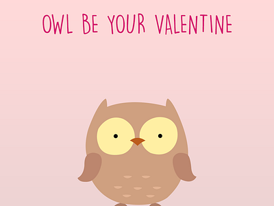 Owl puns cute design drawing illustration logo owl puns typography valentine day valentines puns vector