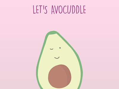 Avocado puns avocado cute design drawing fruits icon illustration puns valentine day valentines puns vector