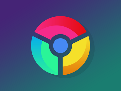 Gradient Chrome logo