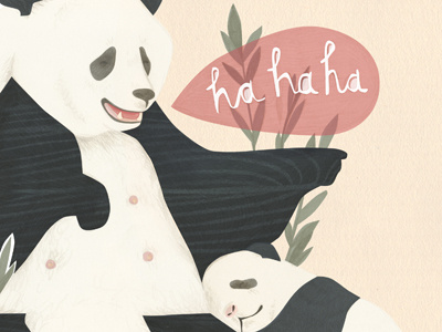 Pandas do the funniest things baby laugh mummy panda pandas