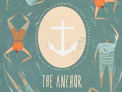 The Anchor Coffee House anchor illustration manchester swimmers the anchor