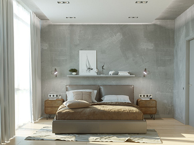 loft style room 3d 3d art 3d visualization design illustration loft maya room visual art visual design visualisation