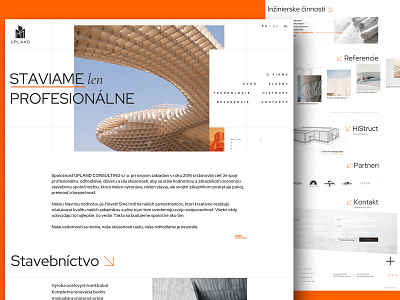 Upland website design architecture company design graphic design graphicdesign hungary slovakia ui ux uxui web website
