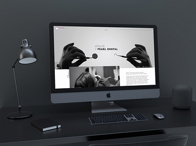 Webdesign: Pearl Dental design minimal sketchapp ui ux web website