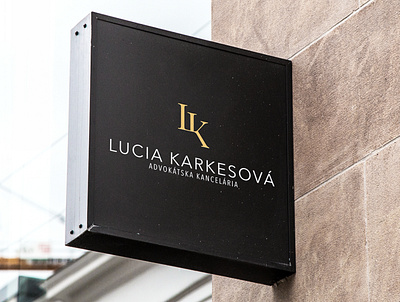 Lucia Karkesová lawyer logo design art brand branding design graphicdesign illustration lawyer logo logodesign logotype slovakia typography vector