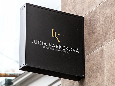 Lucia Karkesová lawyer logo design