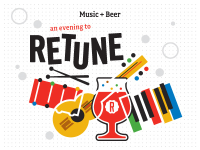 Reformation Brewery ReTune beer brewery design event event identity graphic logo poster