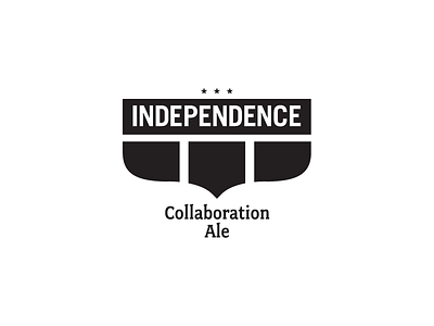 Independence Collaboration Ale brand identity design graphic design identity logo logo design
