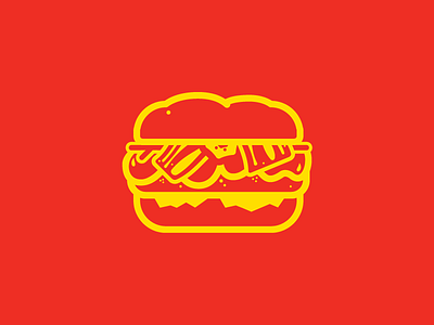 Juicy Burger burger food hamburger illustration restaurant
