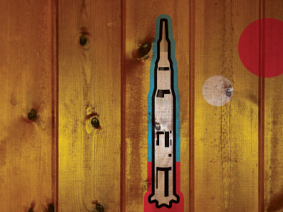 Rocket brand identity illustration